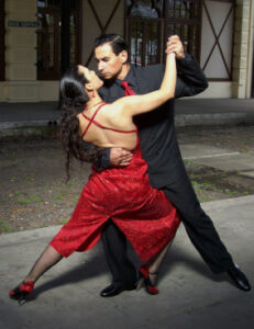 Paar beim Tango